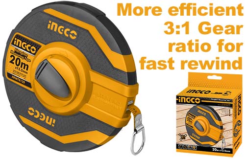 HFMT8120 FIBREGLASS MEASURING TAPE 20M