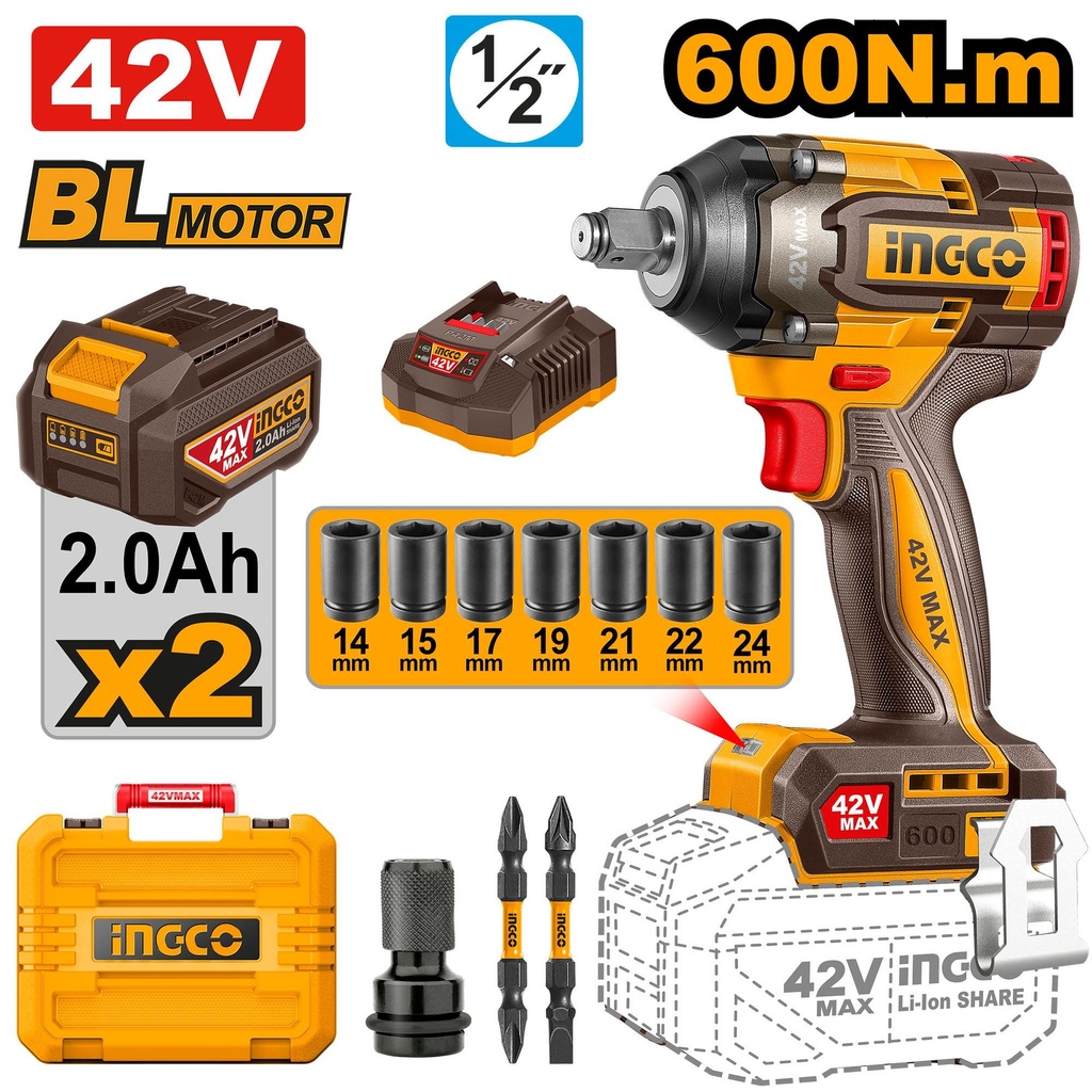 CIWLI42602 CORDLESS IMPACT WRENCH