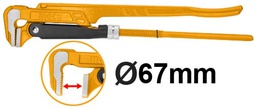 [HPW04023] HPW04023  45Â° H/DUTY SWEDISH PIPE WRENCH