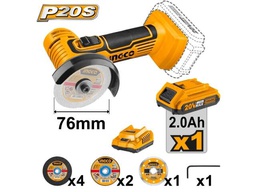 [CAGLI76017] CAGLI76017 20V CORDLESS LI-ION MINI CUT-OFF TOOL