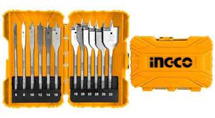 AKDL1201 12PCS FLAT WOOD BIT SET