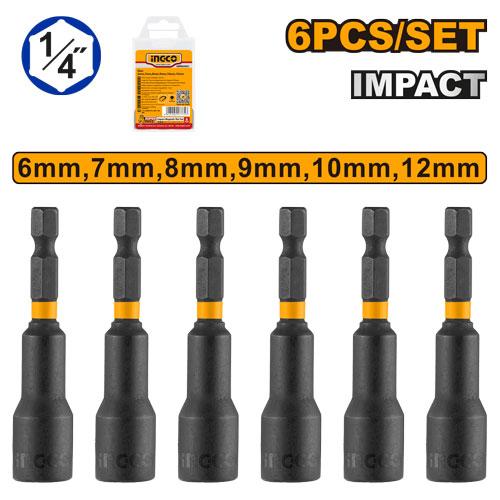 AMN65061 6PCS  MAGNETIC NUT SET