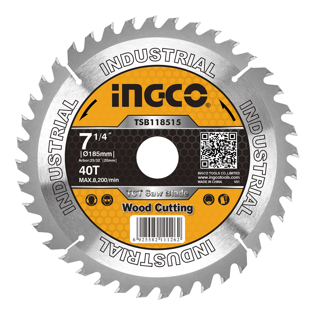 TSB118515 TCT SAW BLADE 185MM 40T