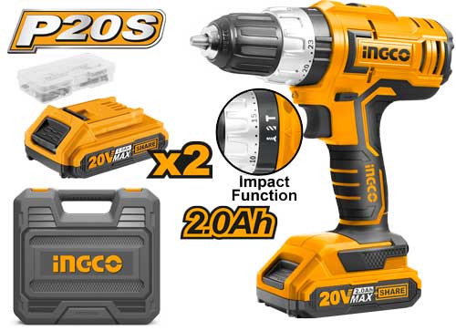 CDLI20031 20V LI-ION CORDLESS IMPACT DRILL 55Nm