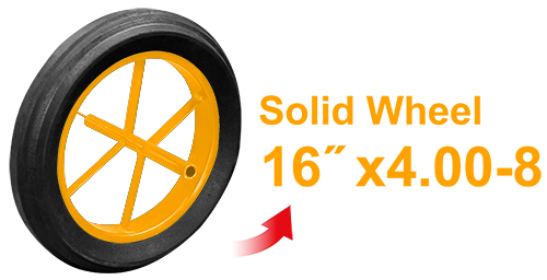 HHWB64010-1DW WHEELBARROW WHEEL SOLID 16"