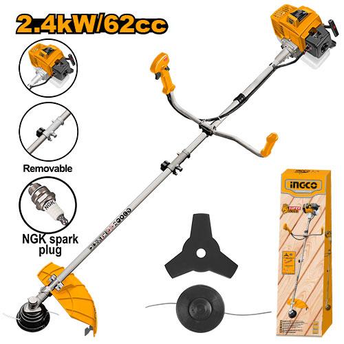 GBC5624421 GASOLINE GRASS TRIMMER & BUSH CUTTER 62CC