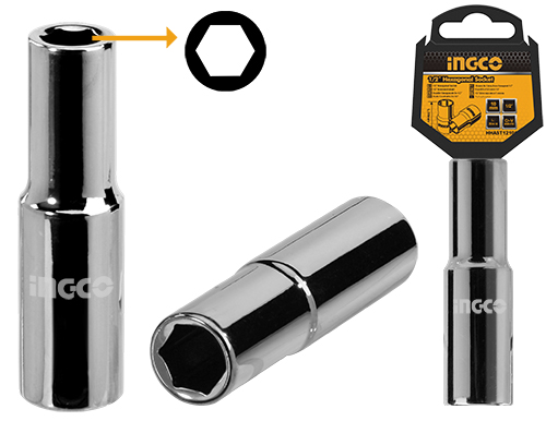HHAST12173L 1/2" DEEP HEXAGONAL SOCKET 17MM