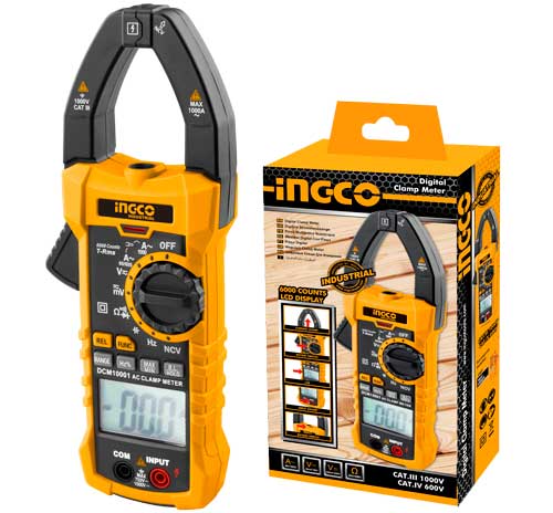 DCM10001 DIGITAL AC CLAMP METER 6000 COUNTS