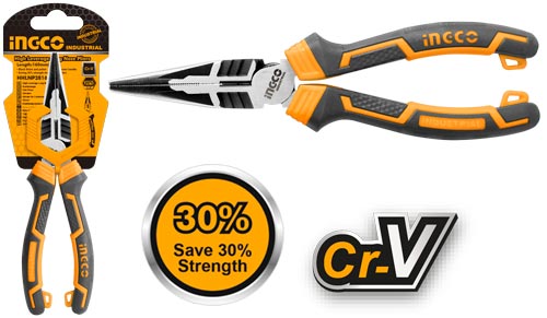 HLNP28160 LONG NOSE PLIERS 6"