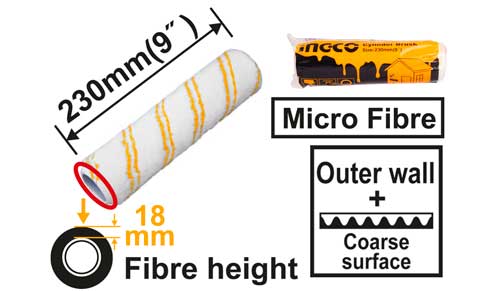HRC3323018 ROLLER COVER 9" (OUTER WALL)