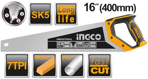 HHAS28400 HAND SAW 16"/400MM