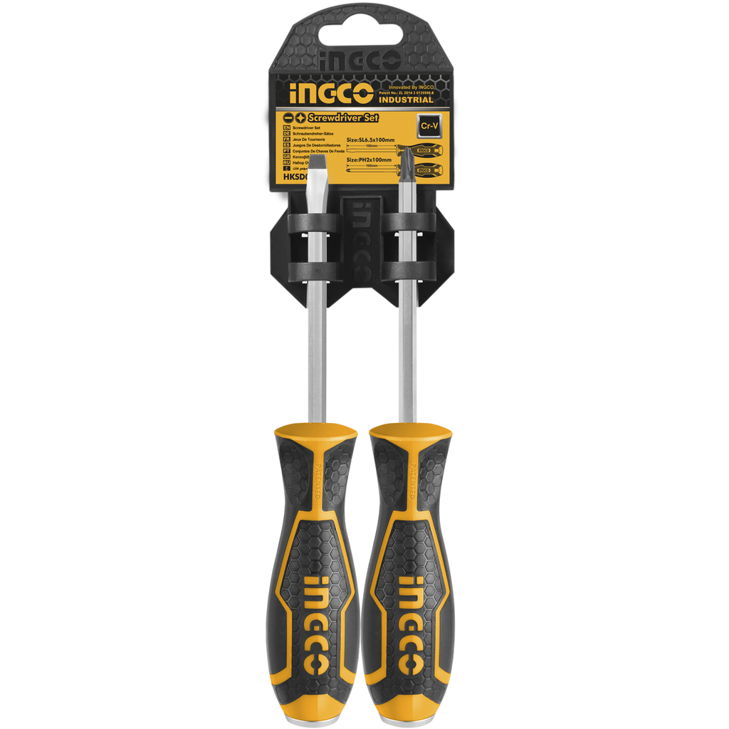 HSGT280208 2 PCS GO-THROUGH SCREWDRIVER SET