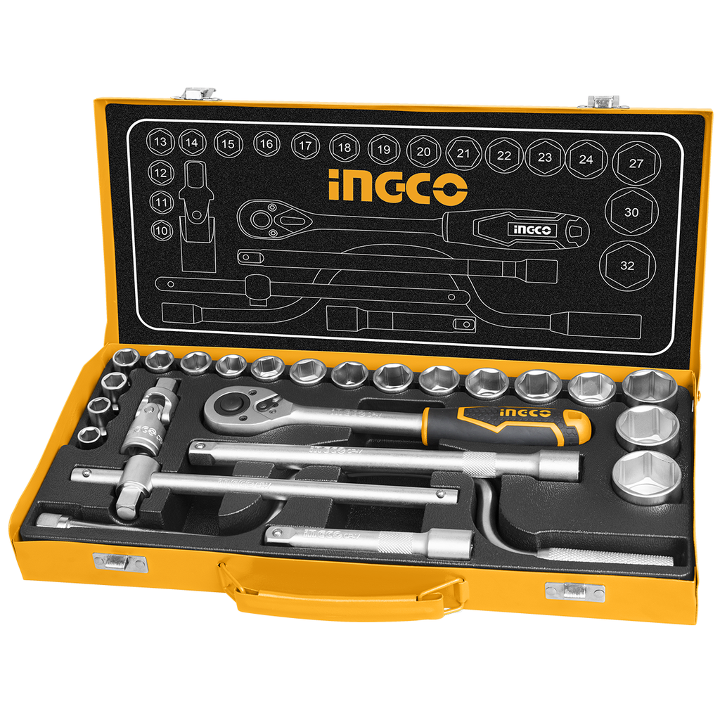 HKTS0243 24 PCS SOCKET SET 1/2"