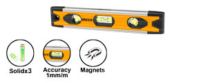 HMSL01030 MINI SPIRIT LEVEL 225MM