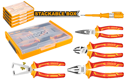 HKTV01P051  5 PCS INSULATED HAND TOOLS SET