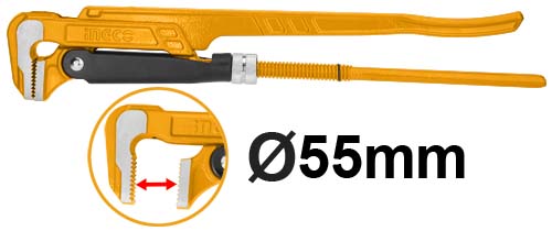 HPW04151 90Â° H/DUTY SWEDISH PIPE WRENCH