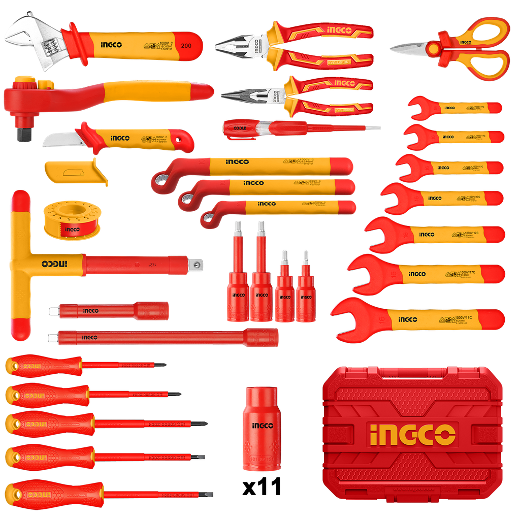 HKITH4101  41PCS INSULATED HAND TOOLS SET