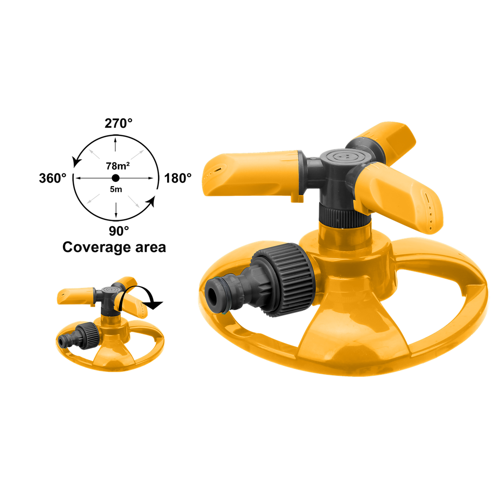 HPS23602 Plastic 3 Arm Rotatory Sprinkler