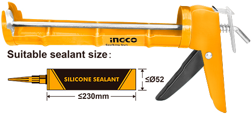 HCG1809 CAULKING GUN 9"