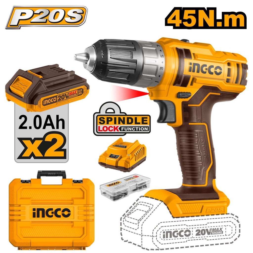 CDLI200528 20V LI-ION CORDLESS BRUSHLESS DRILL 50Nm