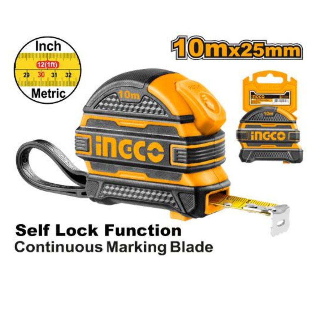 HSMT081025 STEEL MEASURING TAPE 10M