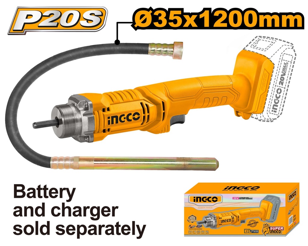 CCVLI202301 CORDLESS CONCRETE VIBRATOR