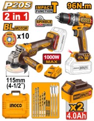 COSLI241298 20V LI-ION CORDLESS 2 PCS COMBO KIT