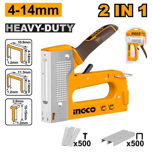 HSG1408 HEAVY DUTY 2 IN 1 STAPLE GUN