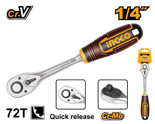 HRTH0814 RATCHET WRENCH 1/4" 72T