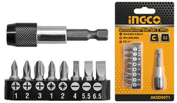 [AKSD0071] AKSD0071 9 PCS SCREWDRIVER DRILL BITS SET