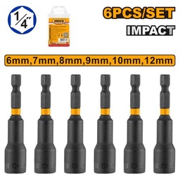 [AMN65061] AMN65061 6PCS  MAGNETIC NUT SET