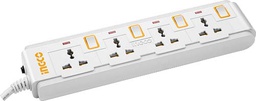 [HES03041V] HES03041V 4 WAYS EXTENSION SOCKETS