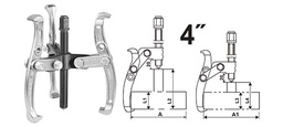 [HGP08034] HGP08034 3 JAWS GEAR PULLER 4"