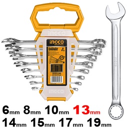 [HKSPA1088-I] HKSPA1088-I 8 PCS COMBINATION SPANNERS SET (6-19MM)