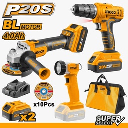 [CKLI2048] CKLI2048 20V CORDLESS LI-ION 3PCS COMBO KIT