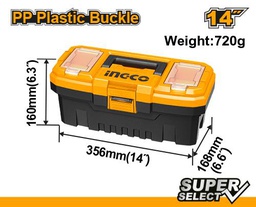 [PBX1401] PBX1401 PLASTIC TOOL BOX 14''