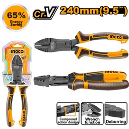 [HCCP58240] HCCP58240 COMPOUND ACTION COMBIONATION PLIERS 9.5"