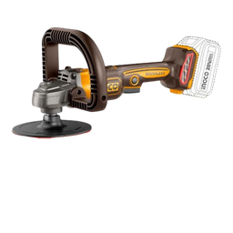 [APLI2018] APLI2018 20V LI-ION CORDLESS ANGLE POLISHER