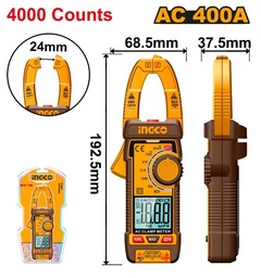 [DCM62001] DCM62001 DIGITAL AC CLAMP METER 4000 COUNTS