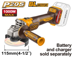 [CAGLI27153] CAGLI27153 CORDLESS LITHIUM-ION ANGLE GRINDER 20V