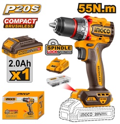 [CDLI205582] CDLI205582 COMPACT BRUSHLESS CORDLESS DRILL 55NM