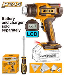 [HGLI2003] HGLI2003 CORDLESS HEAT GUN 20V