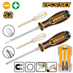 [HGTST0208] HGTST0208 2 PCS GO-THROUGH SCREWDRIVER SET
