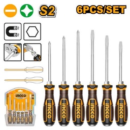 [HGTST0608] HGTST0608 6 PCS GO-THROUGH SCREWDRIVER SET